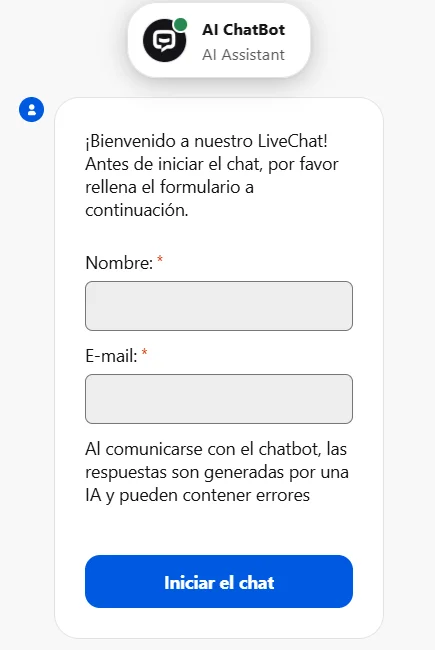 Soporte al cliente